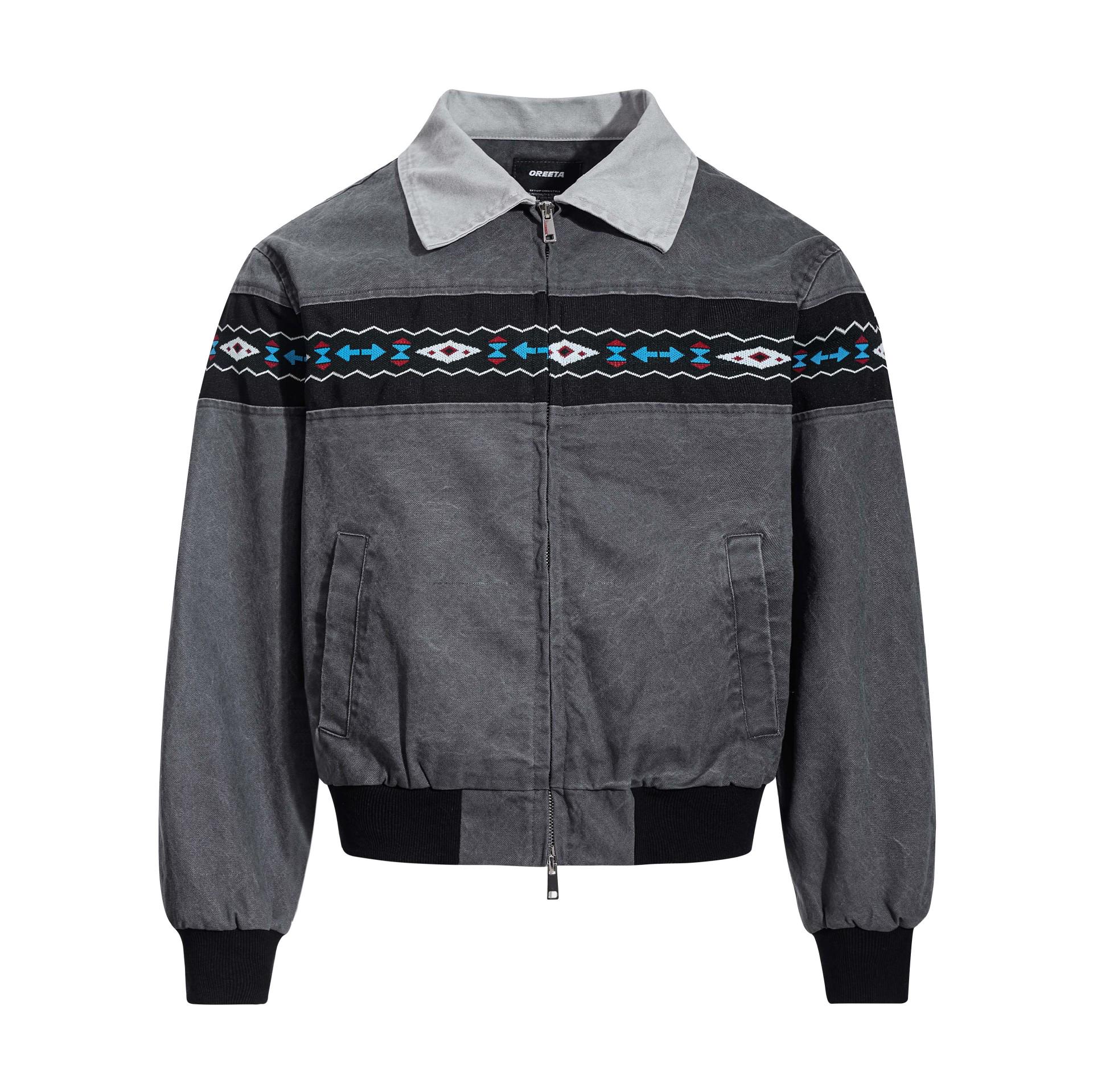 OREETA Unisex Retro Embroidered Patchwork Jacket L
OREETA Unisex Retro Embroidered Patchwork Jacket L