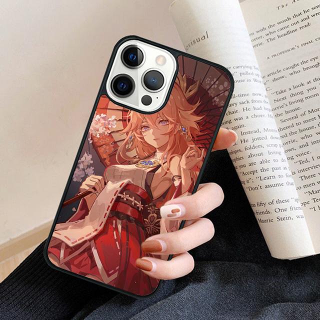 Genshin Impact Yae Miko Phone Case Cover For iPhone 17 Air 16 15 14 plus 12 13 pro max coque Shell Fundas iPhone 12pro max
Genshin Impact Yae Miko Phone Case Cover For iPhone 17 Air 16 15 14 plus 12 13 pro max coque Shell Fundas iPhone 12pro max