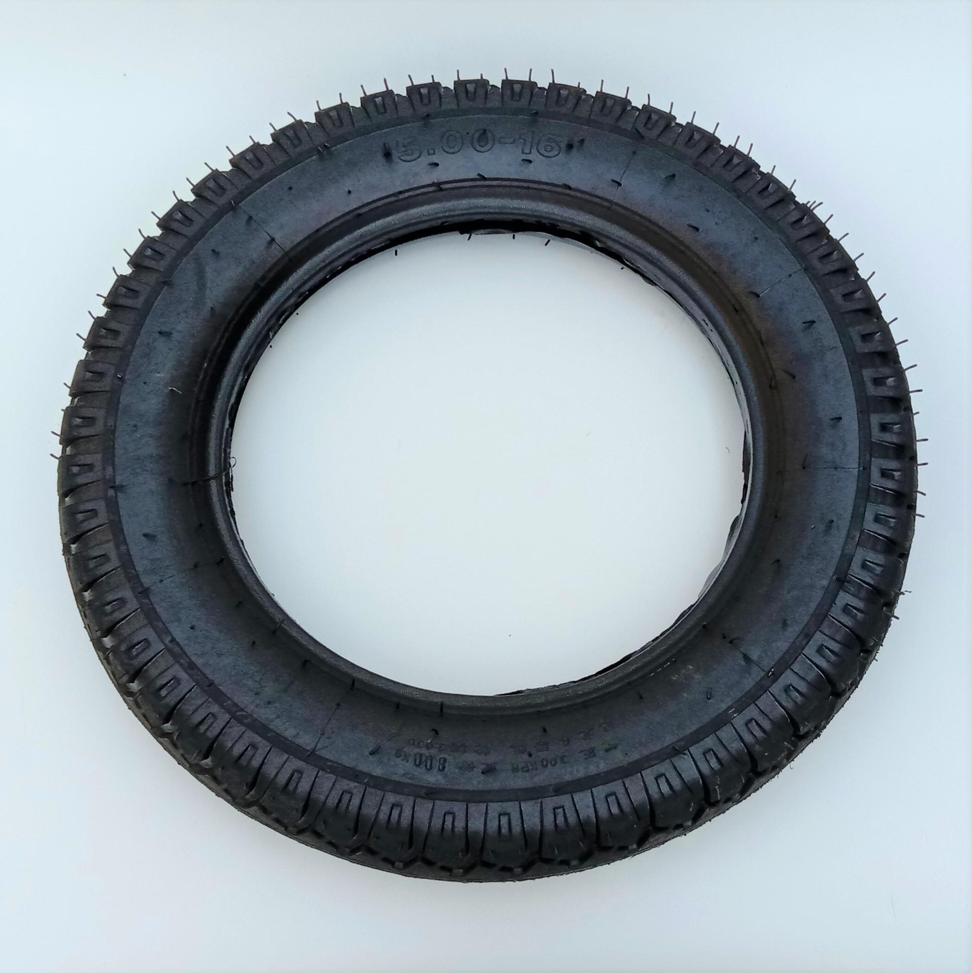 Inflatable Universal Rubber Caster Wheel Outer Tire 500-16 Model J: 500-16, 4-ply
Inflatable Universal Rubber Caster Wheel Outer Tire 500-16 Model J: 500-16, 4-ply