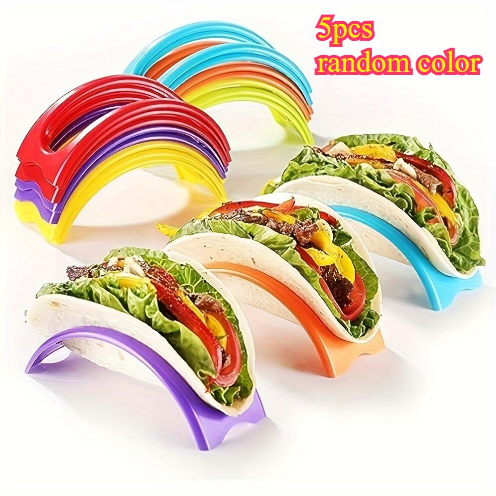 5pcs Colorful Taco Holders - Durable PP Material, Perfect for Soft or Hard Shells - Ideal for Restaurants & Home Use
5pcs Colorful Taco Holders - Durable PP Material, Perfect for Soft or Hard Shells - Ideal for Restaurants & Home Use