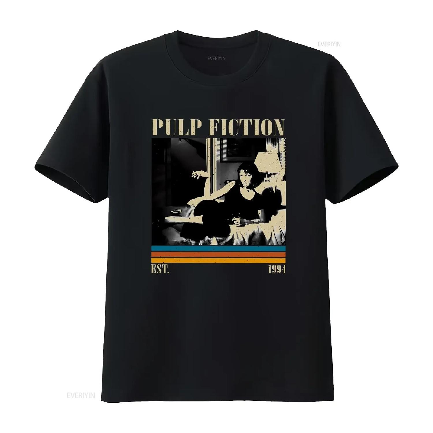 Pulp Fiction T Shirt Movie Retro Film Vintage Classic s for him Christmas vintage Washed designer clothes graphic streetwear XXXXXL чорний
Pulp Fiction T Shirt Movie Retro Film Vintage Classic s for him Christmas vintage Washed designer clothes graphic streetwear XXXXXL чорний