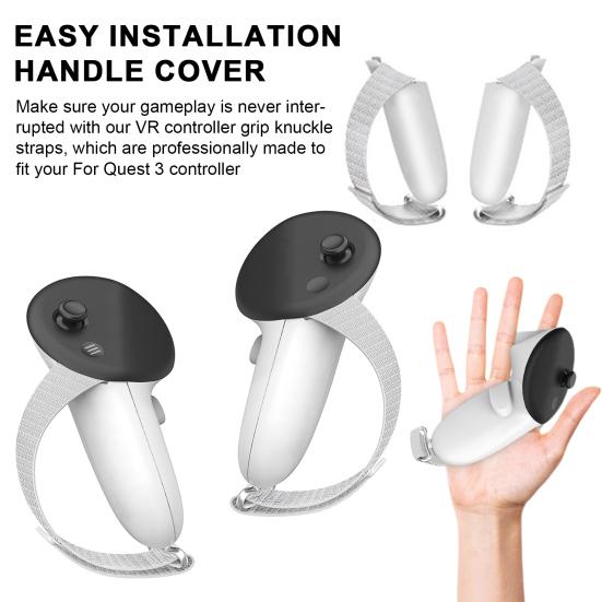 Регулируемые ручки контроллера VR, чехлы для ручек, износостойкие, идеально подходят, простая установка, чехлы для ручек для Oculus Quest 3
Регулируемые ручки контроллера VR, чехлы для ручек, износостойкие, идеально подходят, простая установка, чехлы для ручек для Oculus Quest 3
