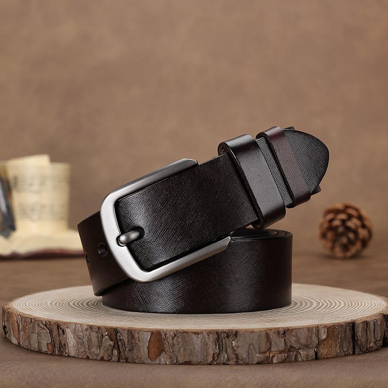 Мужской ремень из натуральной кожи растительного дубления с пряжкой-иглой и узором в виде ладони, первый слой из коровьей кожи, простой, универсальный, в стиле ретро 105cm-125cm темно-коричневого
Мужской ремень из натуральной кожи растительного дубления с пряжкой-иглой и узором в виде ладони, первый слой из коровьей кожи, простой, универсальный, в стиле ретро 105cm-125cm темно-коричневого