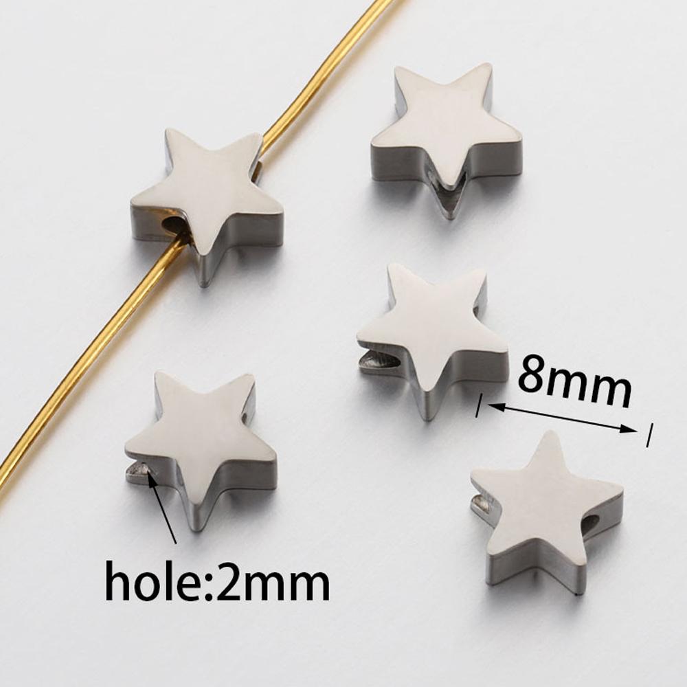 5pcs Stainless Steel Polish solid Love Heart Beads Star Airplane Spacer Beads DIY Jewelry Making Bracelet Necklace Wholesale
5pcs Stainless Steel Polish solid Love Heart Beads Star Airplane Spacer Beads DIY Jewelry Making Bracelet Necklace Wholesale