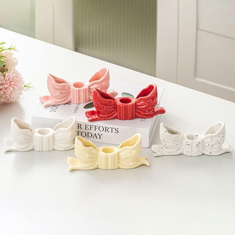 Elegant Long Candle Candlestick Romantic Bowknot Shape Candlestick Durable Candle Stands Party жовтий
Elegant Long Candle Candlestick Romantic Bowknot Shape Candlestick Durable Candle Stands Party жовтий