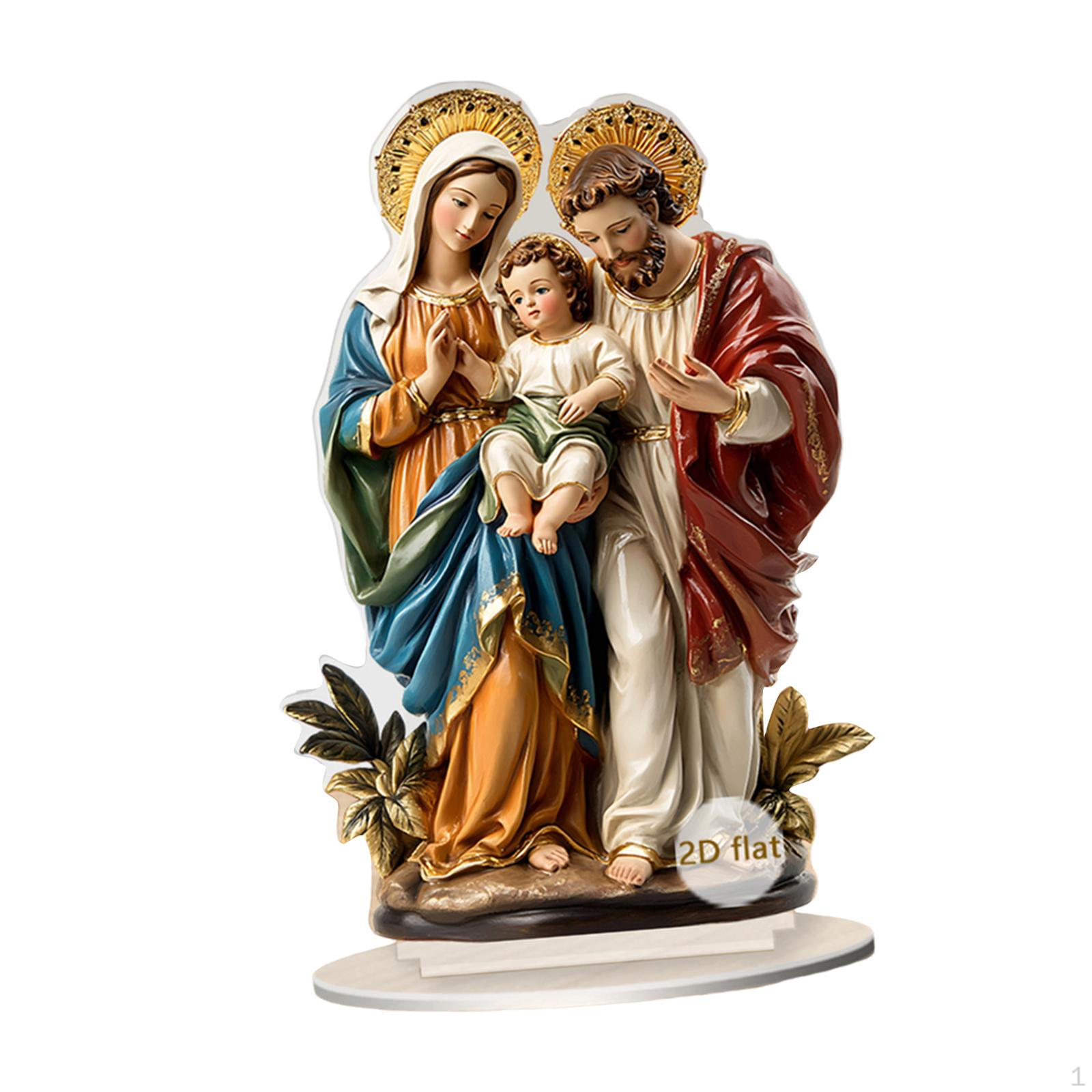 2D Акриловое Рождественское Украшение, Религиозное Украшение для Книжного Шкафа, Серванта, Стола 13.4cmx20cm
2D Акриловое Рождественское Украшение, Религиозное Украшение для Книжного Шкафа, Серванта, Стола 13.4cmx20cm