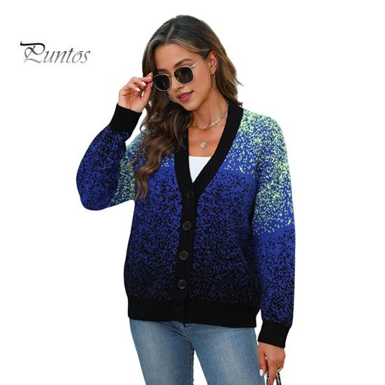 Женский вязаный свитер, пальто с V-образным вырезом и длинным рукавом, звездно-голубой свитер, кардиган, осень-зима, свободный трикотаж синий
Женский вязаный свитер, пальто с V-образным вырезом и длинным рукавом, звездно-голубой свитер, кардиган, осень-зима, свободный трикотаж синий