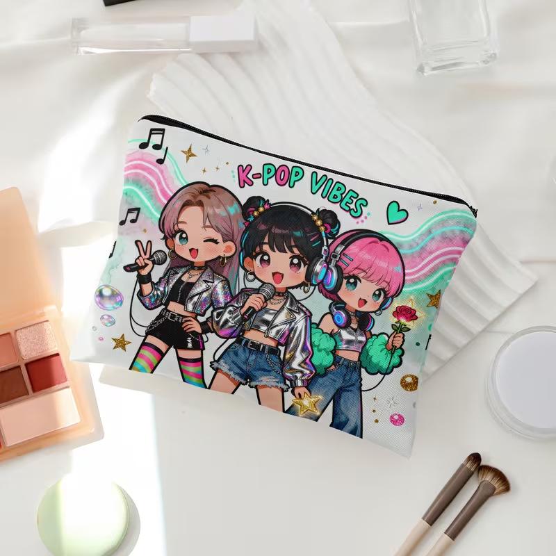 K-POP Themed Makeup Toiletry Organizer Bag Double Sided Idol Characters Travel Home Storage for Cosmetics Skincare Jewelry Gift D
K-POP Themed Makeup Toiletry Organizer Bag Double Sided Idol Characters Travel Home Storage for Cosmetics Skincare Jewelry Gift D
