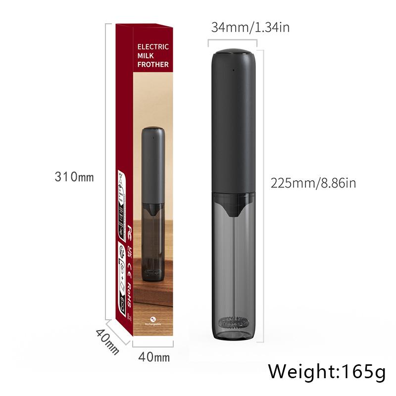 Electric Milk Frother Handheld 304 Stainless Steel Food Grade Milk Frother 500mAh USB Rechargerable for Coffee Hot Chocolate чорний
Electric Milk Frother Handheld 304 Stainless Steel Food Grade Milk Frother 500mAh USB Rechargerable for Coffee Hot Chocolate чорний