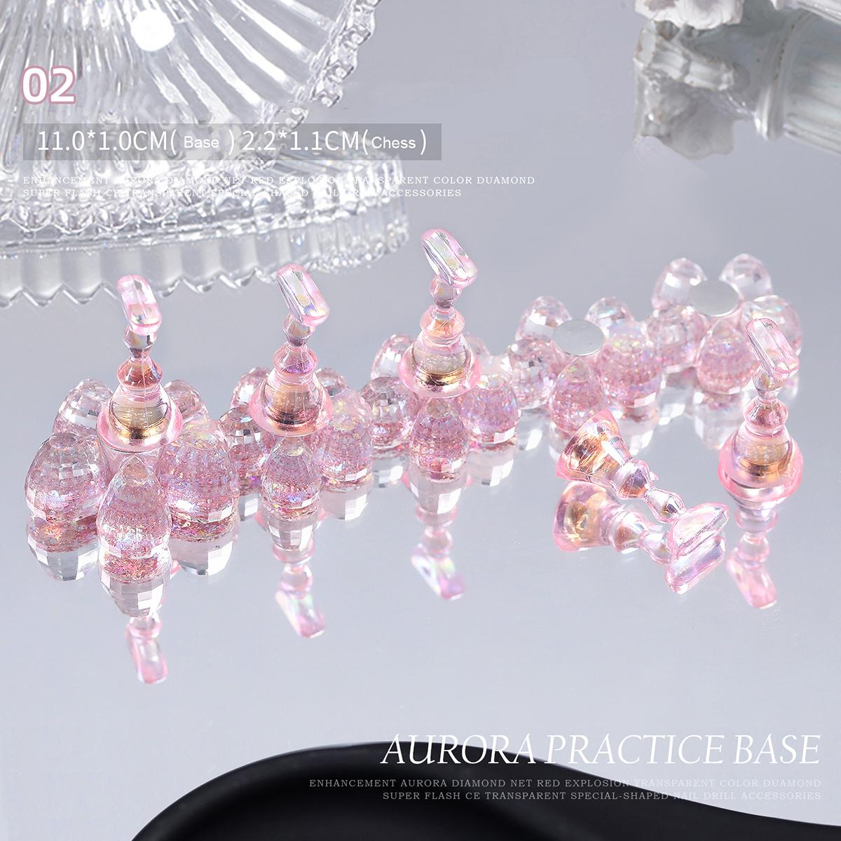 5pcs/set Chess Magnetic Nail Holder Practice Display Stand Aurora Pink Flower Base Gel Polish Display Stand Tool For Practice
5pcs/set Chess Magnetic Nail Holder Practice Display Stand Aurora Pink Flower Base Gel Polish Display Stand Tool For Practice
