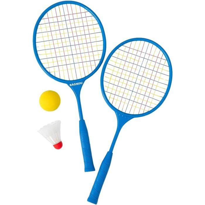 Set de Badminton Junior 2 Raquettes Courtes 45 cm avec Volant et Balle en Mousse Pour Enfants - Couleur Aléatoire
Set de Badminton Junior 2 Raquettes Courtes 45 cm avec Volant et Balle en Mousse Pour Enfants - Couleur Aléatoire
