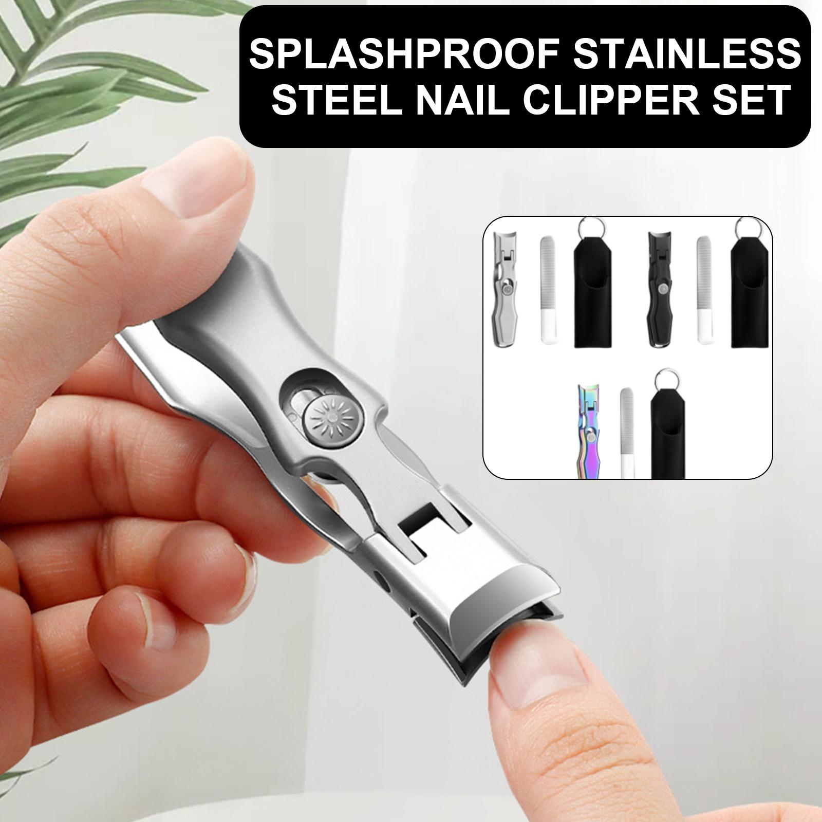 Nail Cutters with Nail File Large Opening Nail Clippers Toenail Cutter Fingernail Cutter Stainless Steel Toenail Clipper 1
Nail Cutters with Nail File Large Opening Nail Clippers Toenail Cutter Fingernail Cutter Stainless Steel Toenail Clipper 1