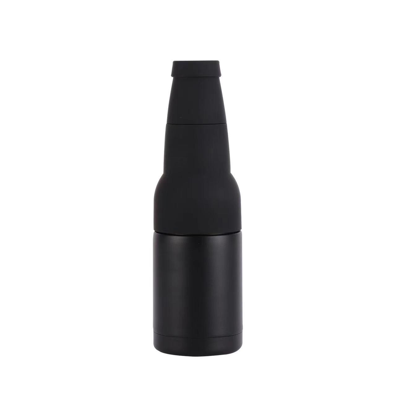 4-in-1 Insulated Beer Can Cooler with Built-in Bottle Opener Double-Wall Vacuum Stainless Steel Beverage Chiller Portable 350ml чорний
4-in-1 Insulated Beer Can Cooler with Built-in Bottle Opener Double-Wall Vacuum Stainless Steel Beverage Chiller Portable 350ml чорний