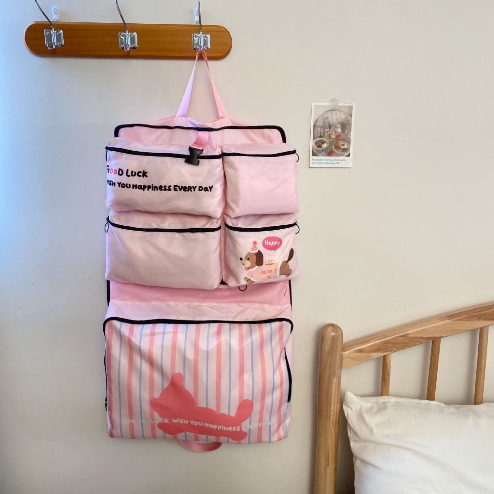 Large Capacity Travel Storage Bag Divided Storage Handheld Sorage Bag for Home бежевий
Large Capacity Travel Storage Bag Divided Storage Handheld Sorage Bag for Home бежевий