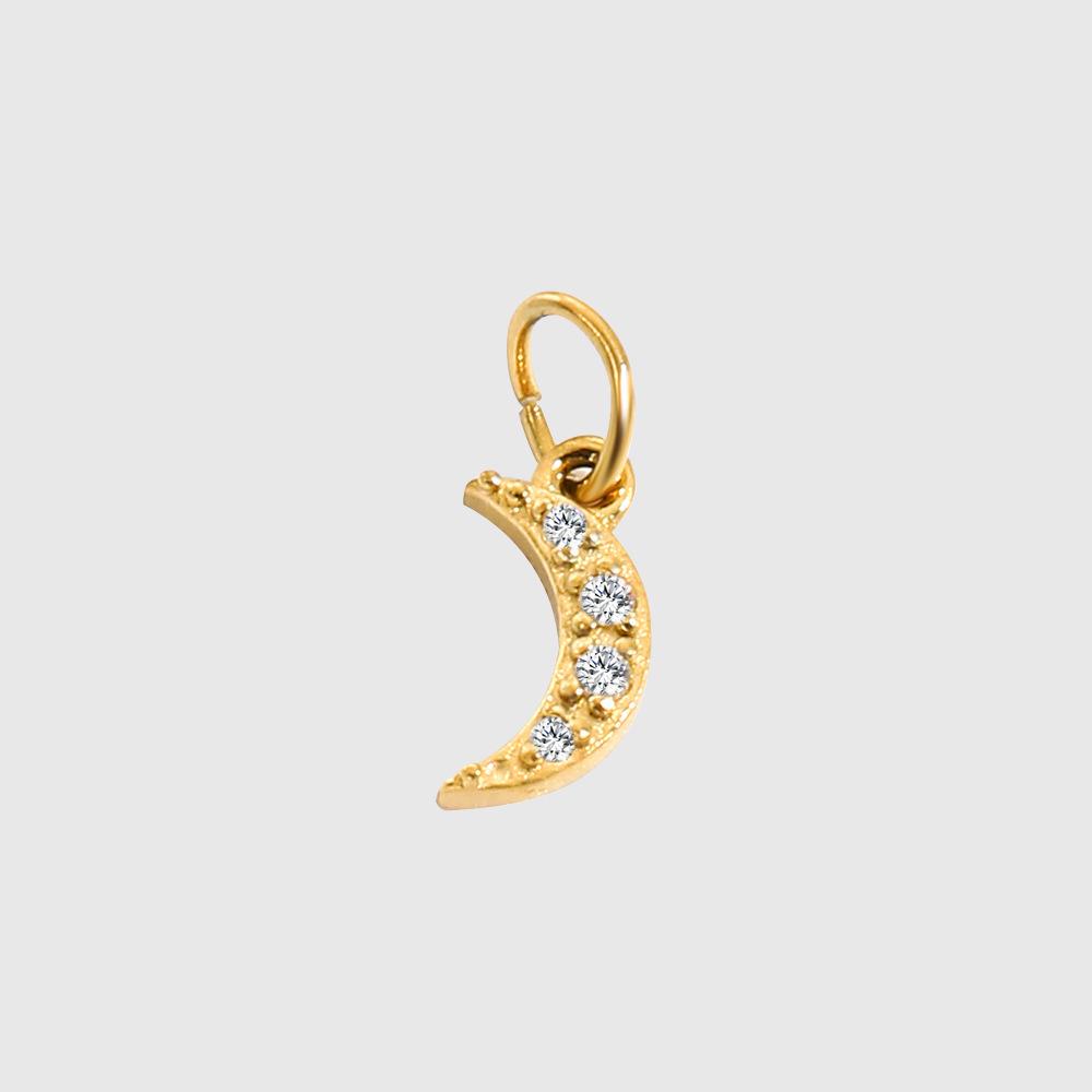 Exquisite Stainless Steel Rhinestone Letter Pendant Necklace - Zircon DIY Colorfast Accessory. Gold
Exquisite Stainless Steel Rhinestone Letter Pendant Necklace - Zircon DIY Colorfast Accessory. Gold