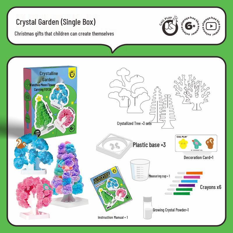 Волшебная рождественская елка Ke Da Ya: Детский научный эксперимент Кристаллизация Игрушка Подарок
Волшебная рождественская елка Ke Da Ya: Детский научный эксперимент Кристаллизация Игрушка Подарок