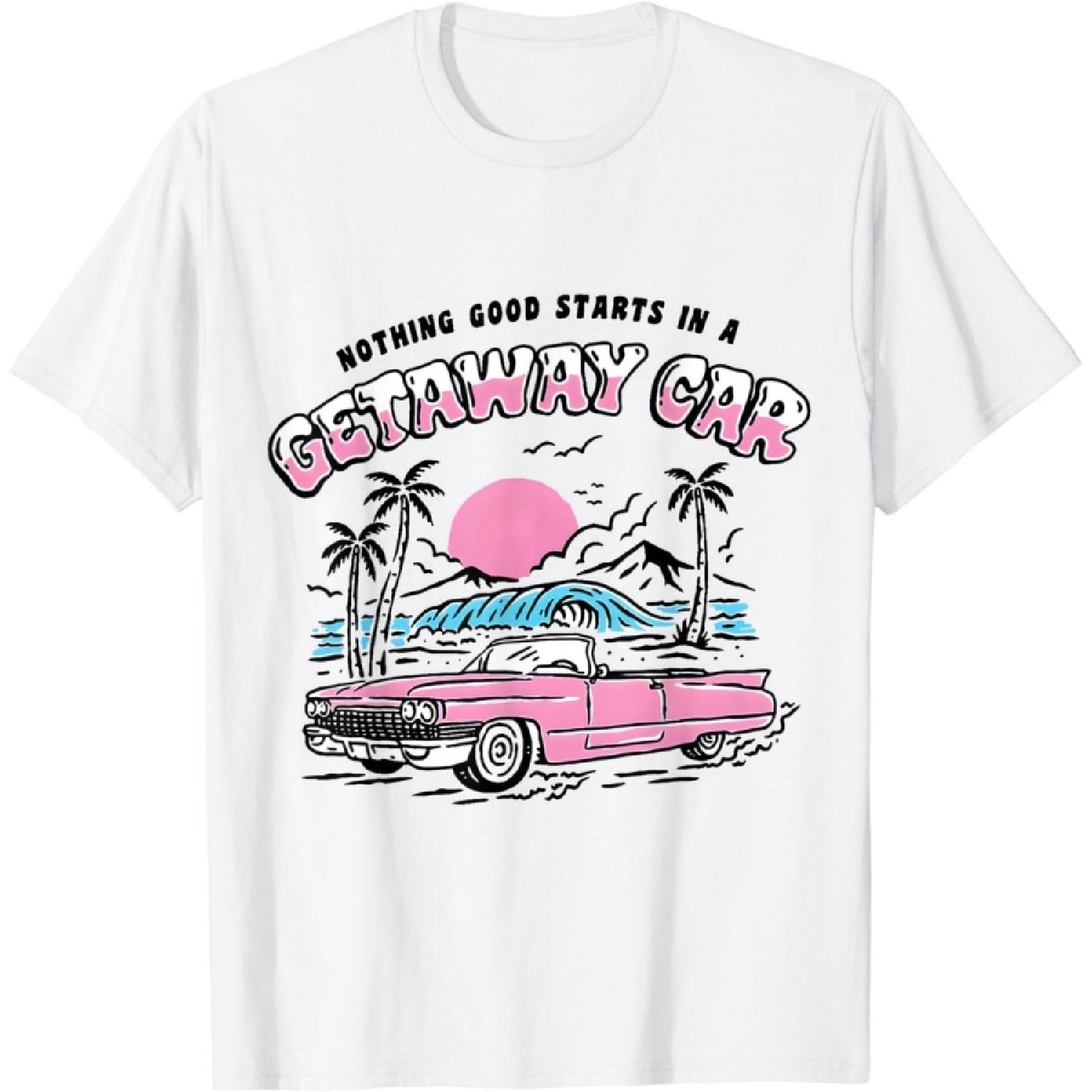 Eledvb Vintage Nothing Good in a Car Retro Getaway Car T-Shirt XXXXXL білий
Eledvb Vintage Nothing Good in a Car Retro Getaway Car T-Shirt XXXXXL білий
