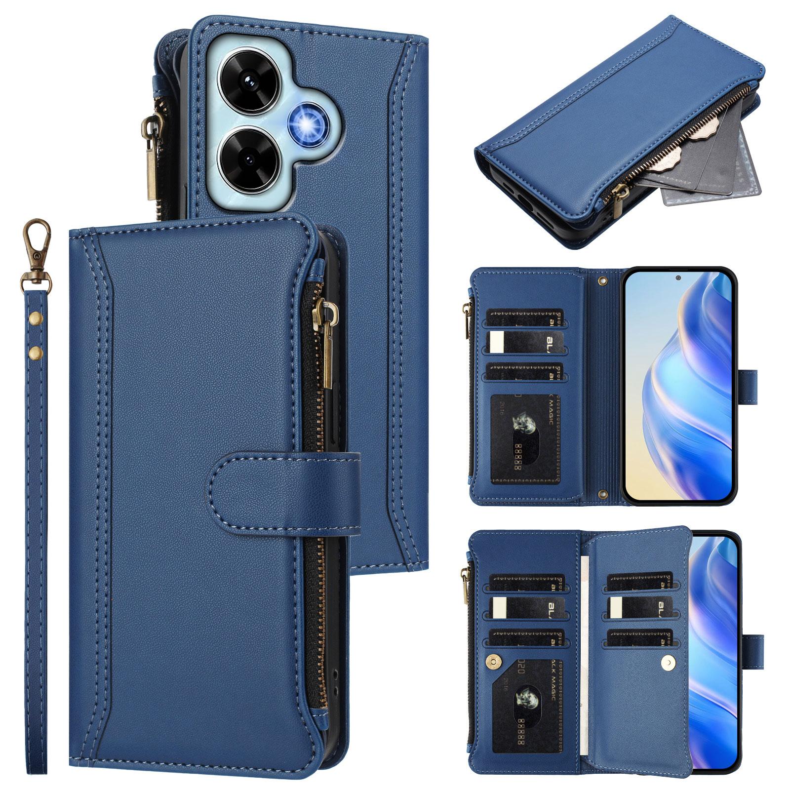 For Xiaomi Redmi Note 13 4G Leather Case 9 Card Slots Zipper Wallet Stand Phone Cover with Wrist Strap Black
For Xiaomi Redmi Note 13 4G Leather Case 9 Card Slots Zipper Wallet Stand Phone Cover with Wrist Strap Black