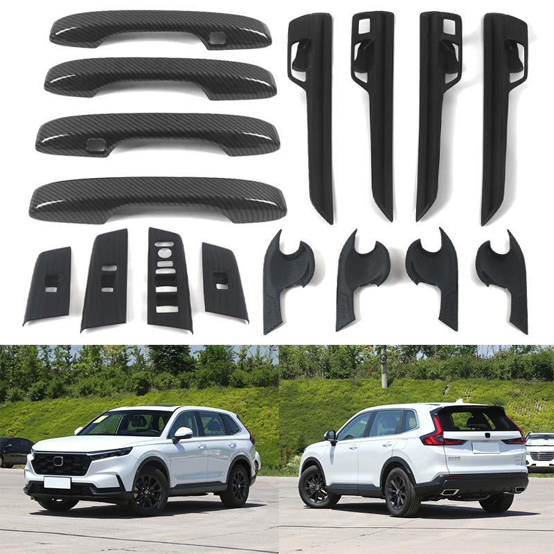 Подходит для Honda CR-V Breeze 2023 года: Отделка внутренней двери и чашка ручки из углеродного волокна
Подходит для Honda CR-V Breeze 2023 года: Отделка внутренней двери и чашка ручки из углеродного волокна