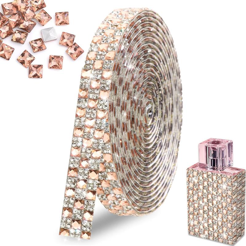 2 Rolls Rhinestone Tape 1Yard/Roll Glass Drill Strip Multi-Color Clothing Accessories Iron-On Glass DIY
2 Rolls Rhinestone Tape 1Yard/Roll Glass Drill Strip Multi-Color Clothing Accessories Iron-On Glass DIY