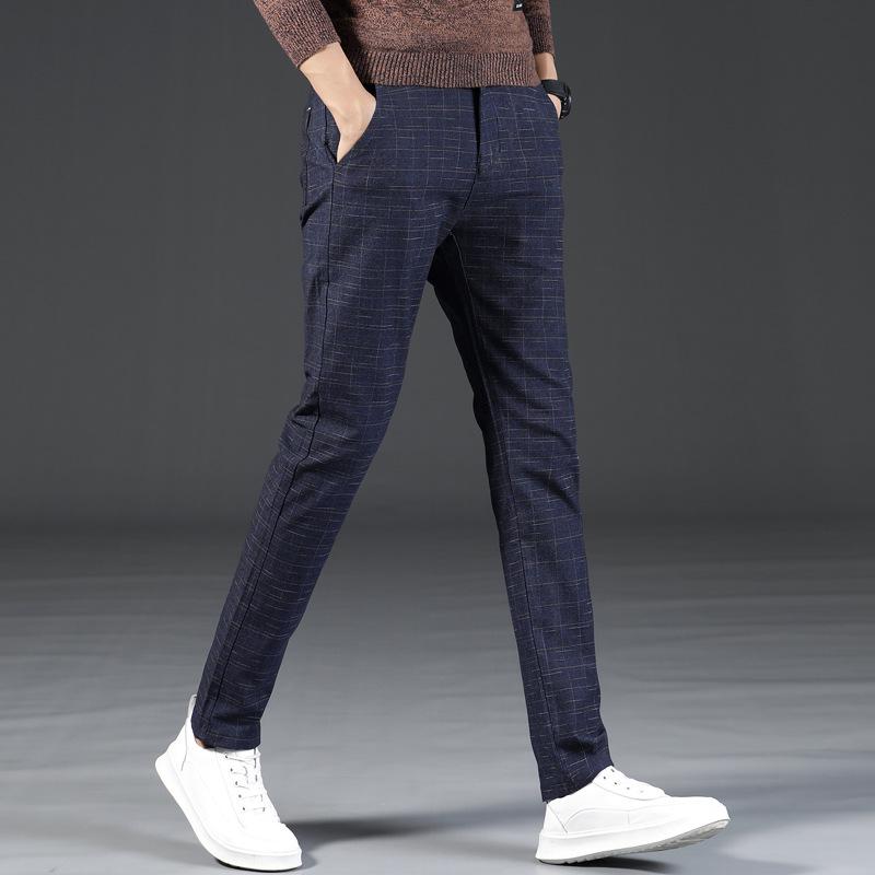 Мужские повседневные брюки в клетку нового стиля, универсальные, маленькие, прямые брюки, деловые шерстяные брюки 38
Мужские повседневные брюки в клетку нового стиля, универсальные, маленькие, прямые брюки, деловые шерстяные брюки 38