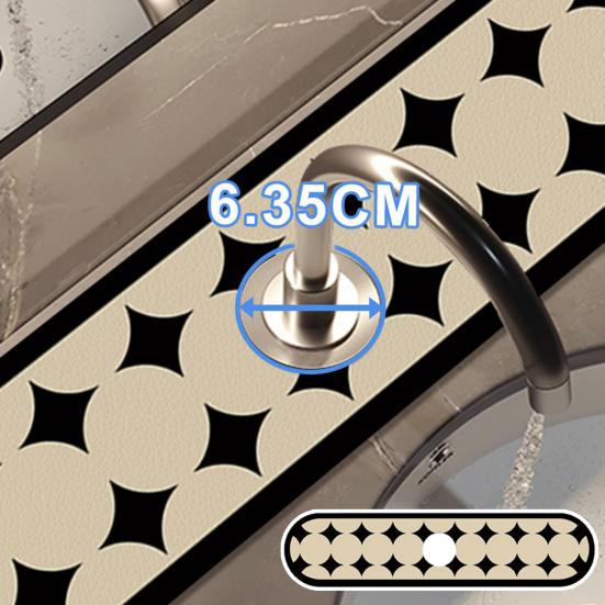 Брызговик для кухонной раковины, быстросохнущий, нескользящий, впитывающий, протираемый, универсальный размер, защитный коврик для столешницы в ванной комнате L чёрный
Брызговик для кухонной раковины, быстросохнущий, нескользящий, впитывающий, протираемый, универсальный размер, защитный коврик для столешницы в ванной комнате L чёрный