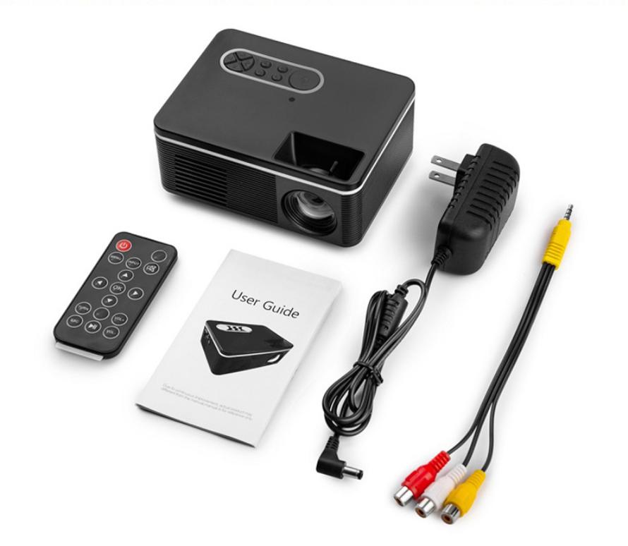 Внешняя торговля Модель H90 Мини-проектор Домашний светодиодный портативный микропроектор HD 1080P Домашняя проекция