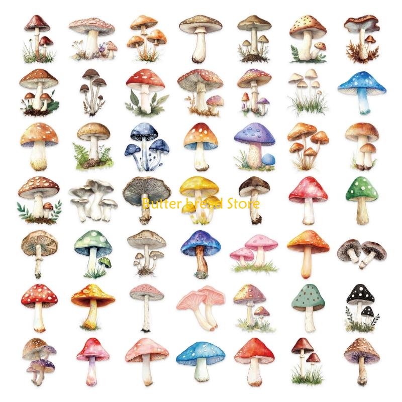 W89C 50Counts Mushroom Decorative Sticker for Scrapbooking Water Bottle Phone Case CN
W89C 50Counts Mushroom Decorative Sticker for Scrapbooking Water Bottle Phone Case CN
