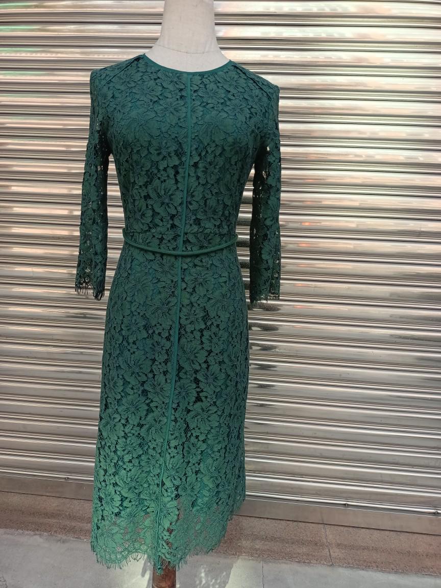 Plus Size Youthful Eyelash Lace Dress - Spring/Autumn Hip-Hugging Casual Style L зелёный
Plus Size Youthful Eyelash Lace Dress - Spring/Autumn Hip-Hugging Casual Style L зелёный