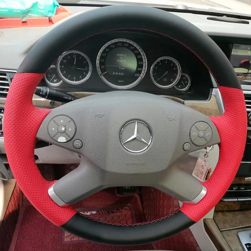 Ручна робота, нековзка, бежева шкіряна накладка на кермо автомобіля для Mercedes Benz E-Class W212 E 300 260 200 2009-2013 5
Ручна робота, нековзка, бежева шкіряна накладка на кермо автомобіля для Mercedes Benz E-Class W212 E 300 260 200 2009-2013 5