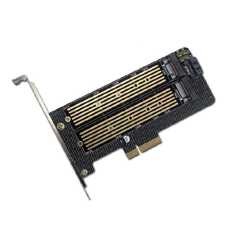 M.2 NVME Accelerator Card Double SSDs To PCIE Adapter Card Supports M+B Key SSDs To PCIE Converters NVME Adapter Card 1
M.2 NVME Accelerator Card Double SSDs To PCIE Adapter Card Supports M+B Key SSDs To PCIE Converters NVME Adapter Card 1