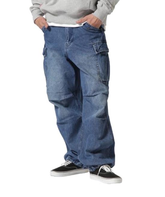 AVIREX M-65 FATIGUE DENIM PANTS Men s 2XL 369 Wash Used 783-3911006
AVIREX M-65 FATIGUE DENIM PANTS Men s 2XL 369 Wash Used 783-3911006