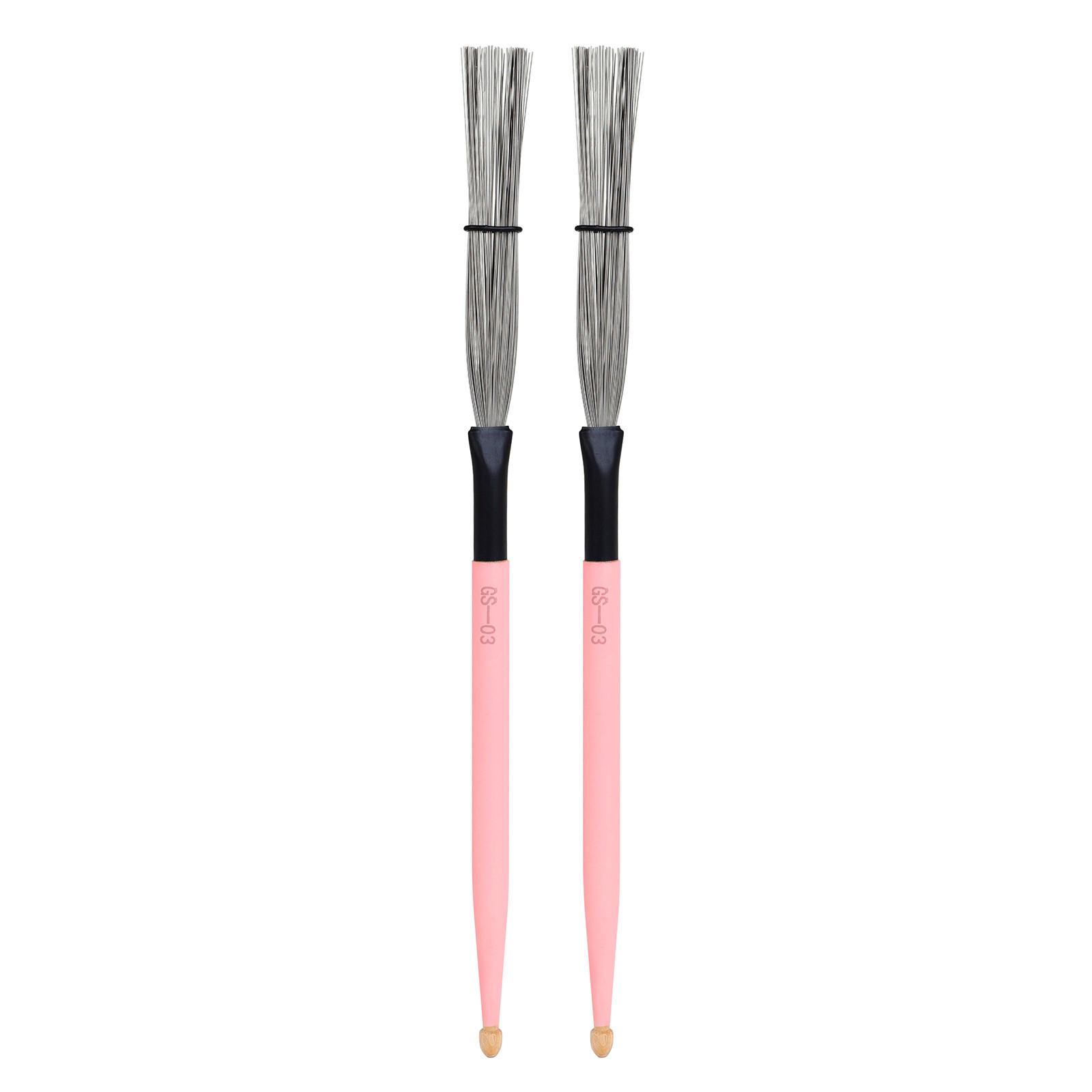 Dual-Head Metal Wire Drum Brushes with Wooden Handles for Versatile Percussion Use Suitable for Drummers and Musicians One Size рожевий
Dual-Head Metal Wire Drum Brushes with Wooden Handles for Versatile Percussion Use Suitable for Drummers and Musicians One Size рожевий