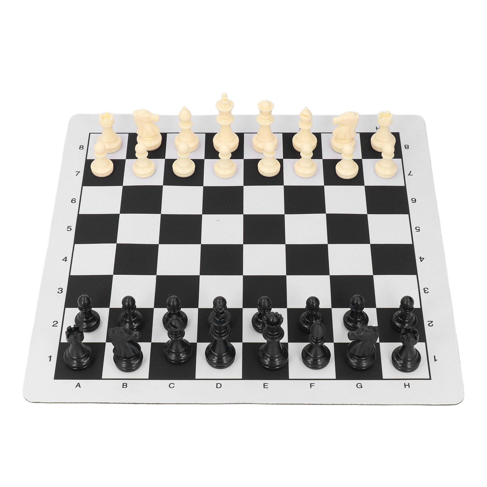 Travel Chess Board Game Set Professional Standard Folding Roll Up Travel Chess Board with 32 Chess Pieces and Storage Bag for Kids Adults
Travel Chess Board Game Set Professional Standard Folding Roll Up Travel Chess Board with 32 Chess Pieces and Storage Bag for Kids Adults