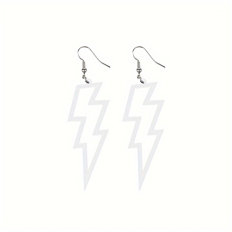 Acrylic Hollow Lightning Drop Earrings, Chic Dangle Earrings for Women, Daily & Party Jewelry, Available in Multiple Colors белый
Acrylic Hollow Lightning Drop Earrings, Chic Dangle Earrings for Women, Daily & Party Jewelry, Available in Multiple Colors белый