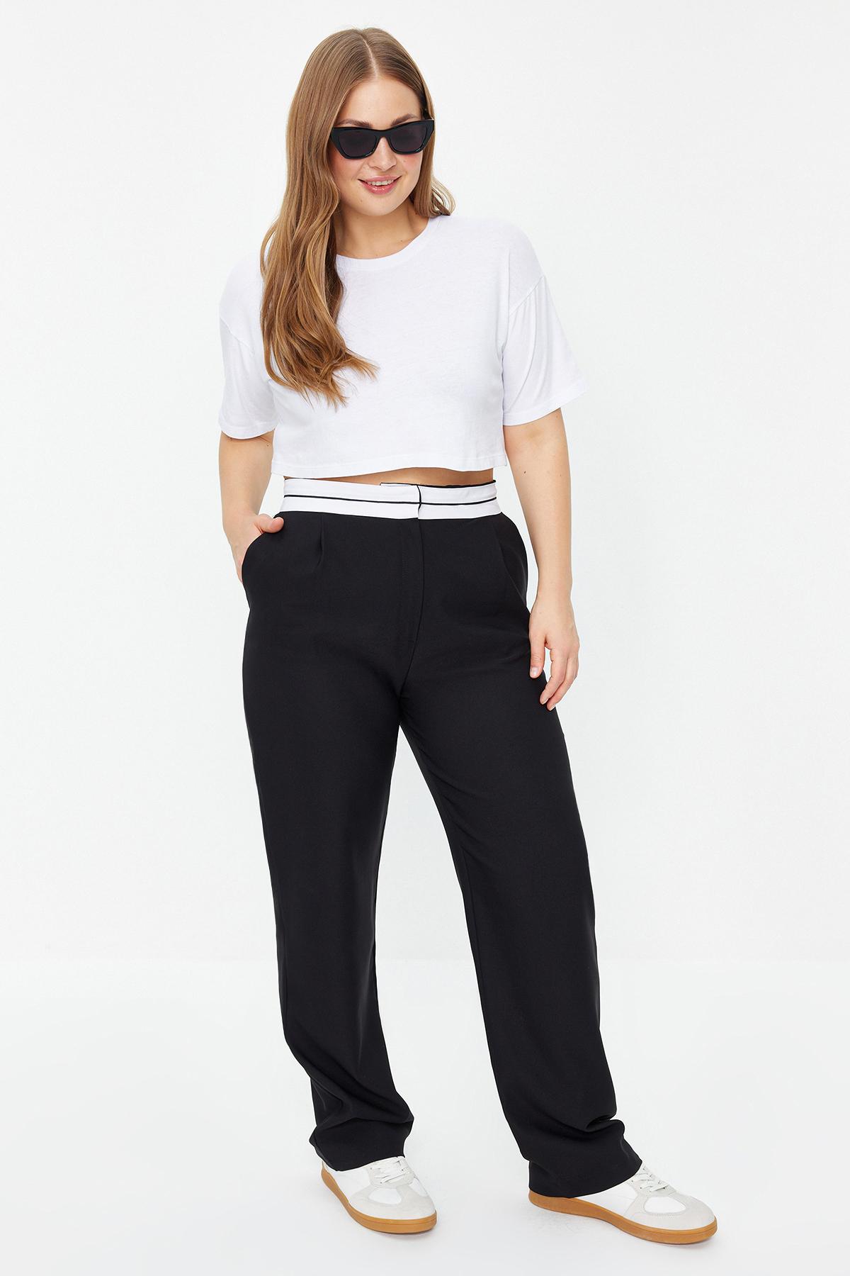 Women s Plus Size Trousers Fashion New Season Black Normal Waist Woven Finike Plus Size Trousers XXL аспідний
Women s Plus Size Trousers Fashion New Season Black Normal Waist Woven Finike Plus Size Trousers XXL аспідний