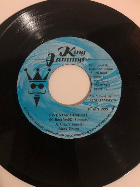 7inch Record BLACK UHURU - Five Star General NONE King Jammy s 1999 Jamaica Reggae, Ska & Dub Used
7inch Record BLACK UHURU - Five Star General NONE King Jammy s 1999 Jamaica Reggae, Ska & Dub Used