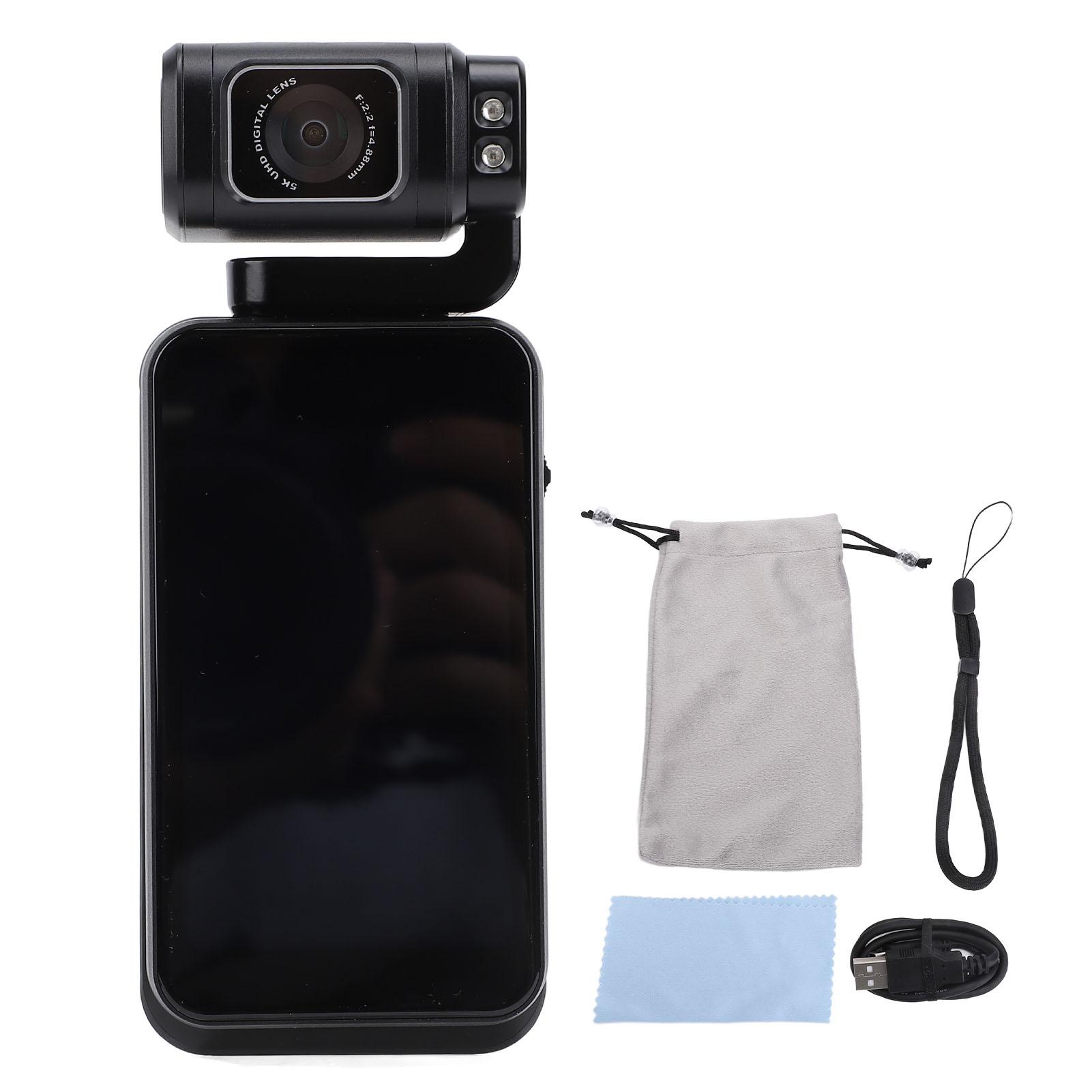 5K Camera 48MP Vlogging Digital Camera Handheld Camera with 3.5 Inch Rotatable Touchscreen 32G
5K Camera 48MP Vlogging Digital Camera Handheld Camera with 3.5 Inch Rotatable Touchscreen 32G