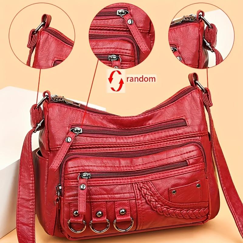 Vintage PU Crossbody Bag, Retro Multi Layer Shoulder Bag, Women s Fashi Handbag & Purse, Female Work Travel Messenger Bag
Vintage PU Crossbody Bag, Retro Multi Layer Shoulder Bag, Women s Fashi Handbag & Purse, Female Work Travel Messenger Bag