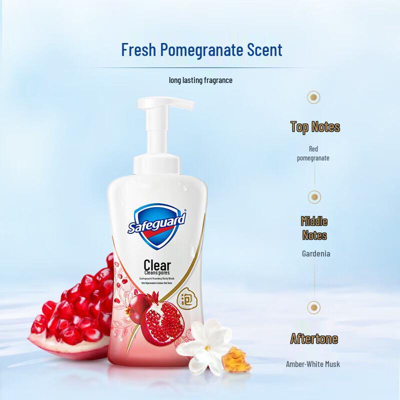 Safeguard Pomegranate Foam Shower Gel
Safeguard Pomegranate Foam Shower Gel