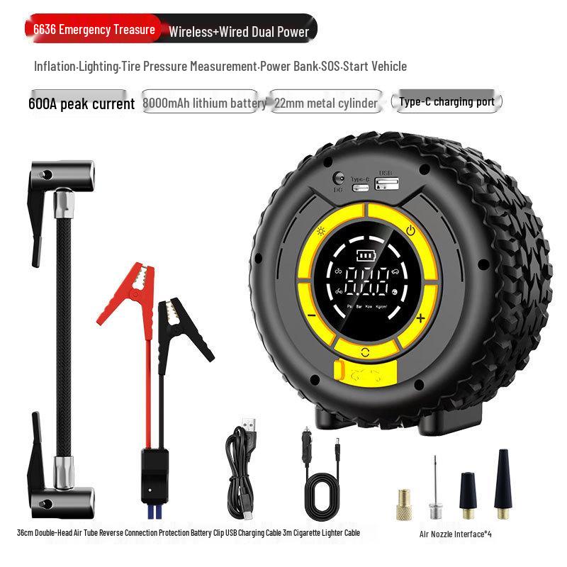 Многофункциональный автомобильный насос для накачивания шин и аварийный пусковое устройство
Многофункциональный автомобильный насос для накачивания шин и аварийный пусковое устройство