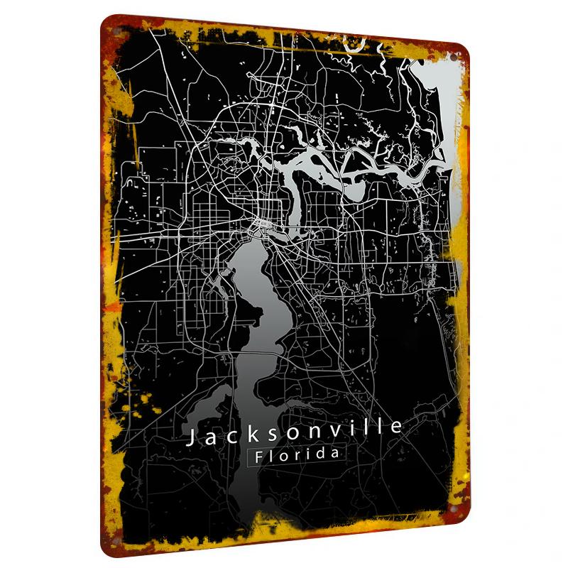 Jacksonville Florida City Map Metal Wall Art Modern Home Decor Minimalist Urban Print 20x30cm(7.8x11.8inch)
Jacksonville Florida City Map Metal Wall Art Modern Home Decor Minimalist Urban Print 20x30cm(7.8x11.8inch)