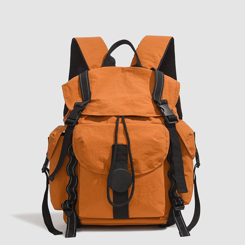 Backpack New Ins Simple Nylon Lightweight Backpack Travel Mountaineering Bag Student Computer Bag Male помаранчевий
Backpack New Ins Simple Nylon Lightweight Backpack Travel Mountaineering Bag Student Computer Bag Male помаранчевий