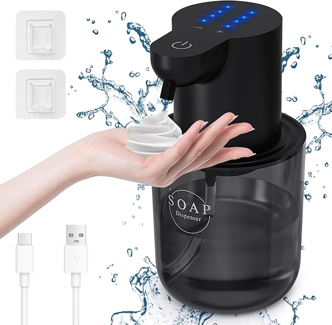 400ML P3 Usage Display Touchless Tabletop Or Wall-Mounted Electric Infrared Induction Automatic Sense Foam/Liquid Soap Dispenser
400ML P3 Usage Display Touchless Tabletop Or Wall-Mounted Electric Infrared Induction Automatic Sense Foam/Liquid Soap Dispenser