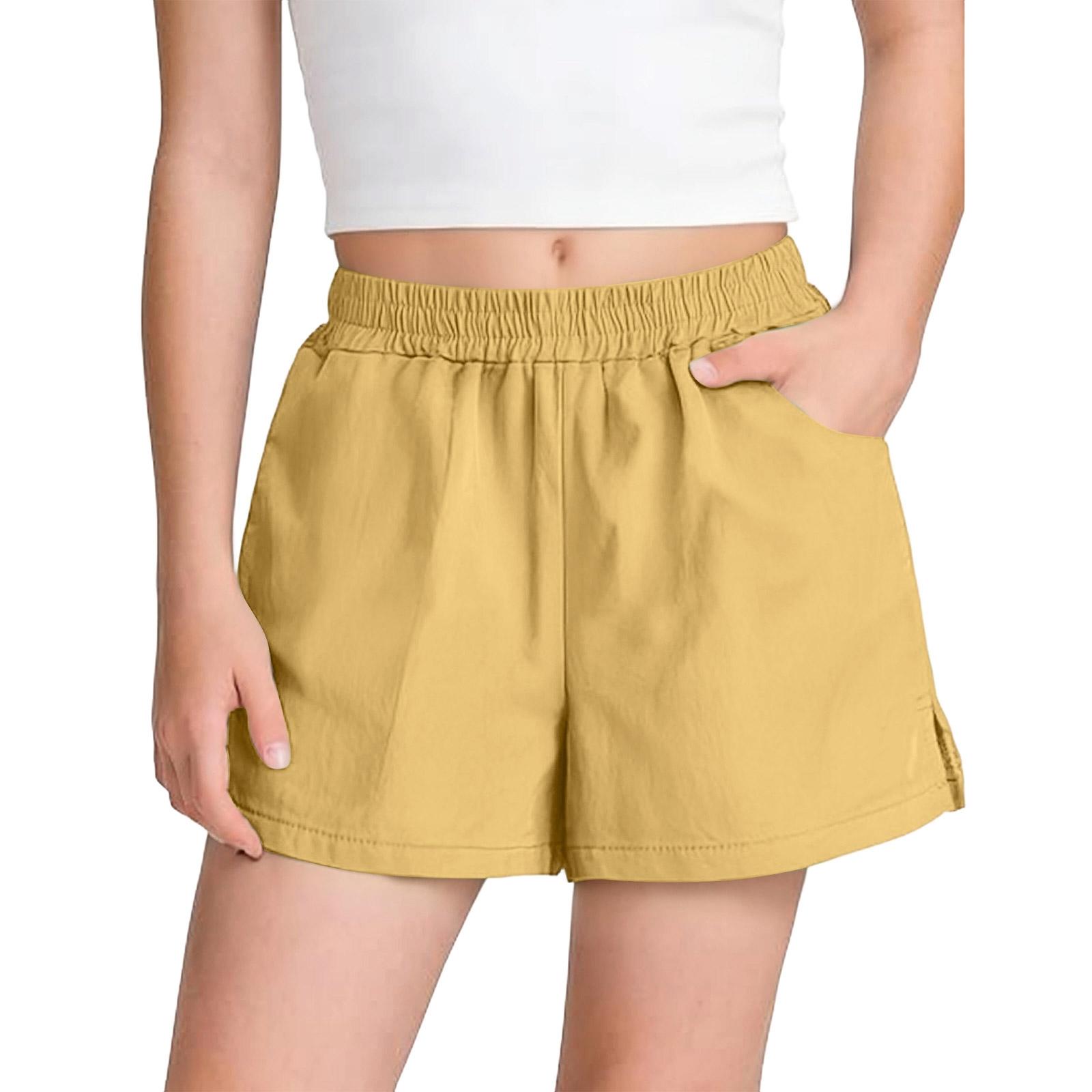 Girls Casual Loose Fit Elastic Waistband Shorts with Side Pockets Lightweight Comfortable Summer Bottoms for Everyday Wear 90 жовтий
Girls Casual Loose Fit Elastic Waistband Shorts with Side Pockets Lightweight Comfortable Summer Bottoms for Everyday Wear 90 жовтий