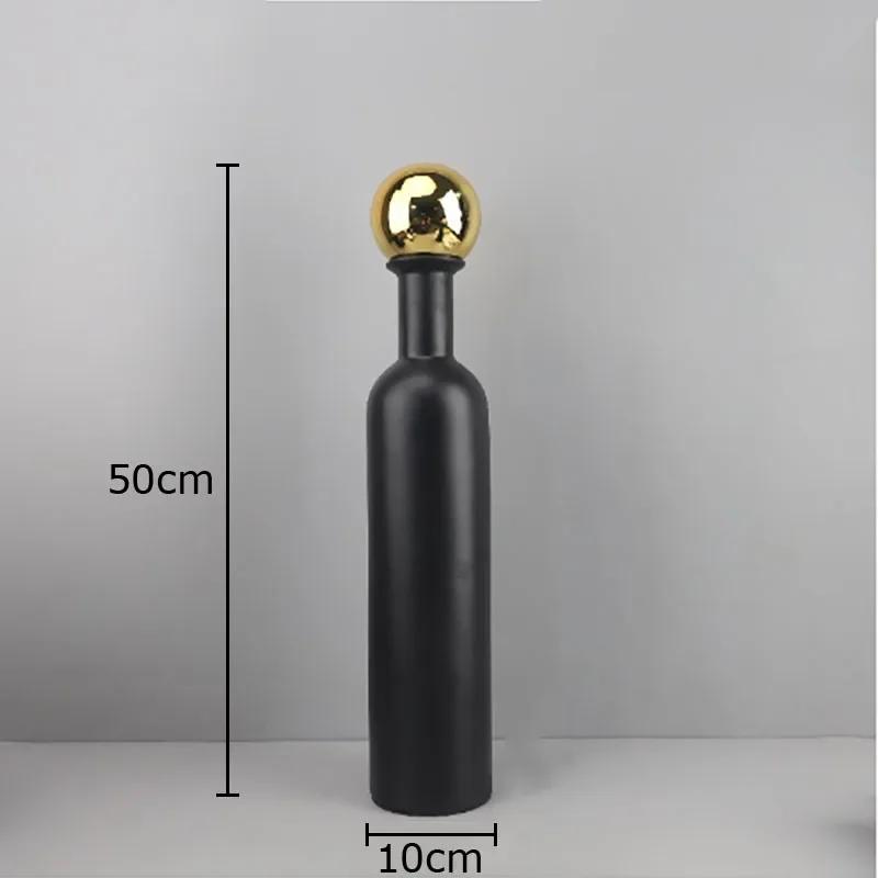 Golden Ball Decorative Black Bottle Ornaments Abstract Crafts Desk Decoration Metal Ball Modern Artwork Room Aesthetic Decor
Golden Ball Decorative Black Bottle Ornaments Abstract Crafts Desk Decoration Metal Ball Modern Artwork Room Aesthetic Decor