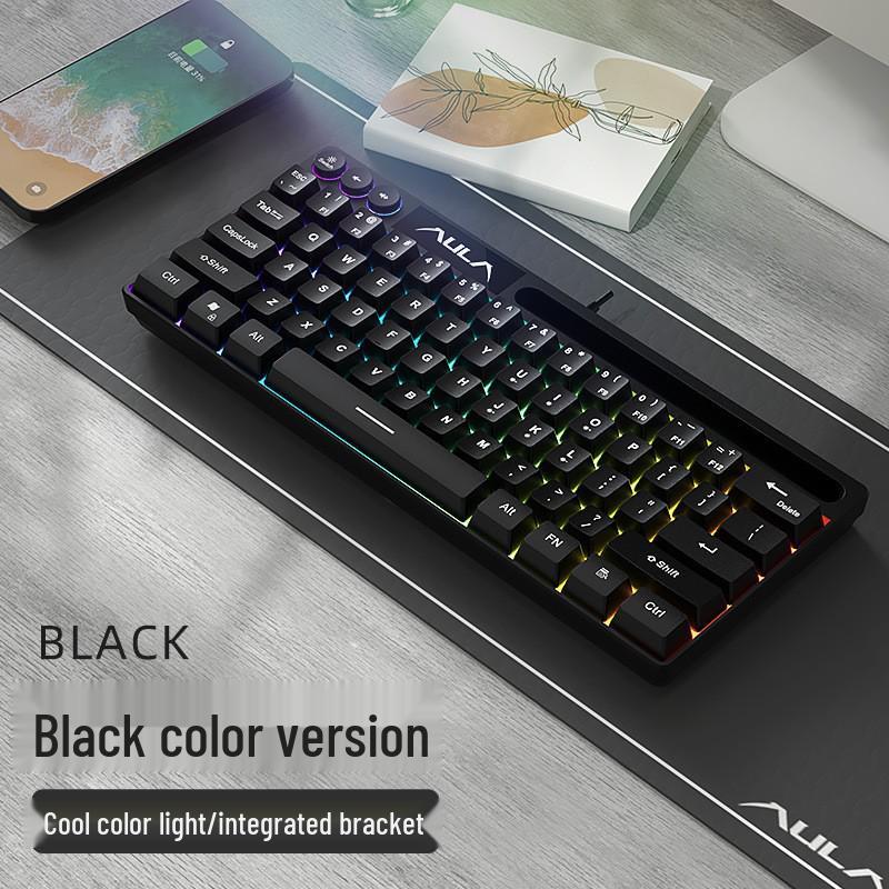 AULA F3061 61-Key RGB Wired Membrane Gaming Keyboard чорний
AULA F3061 61-Key RGB Wired Membrane Gaming Keyboard чорний