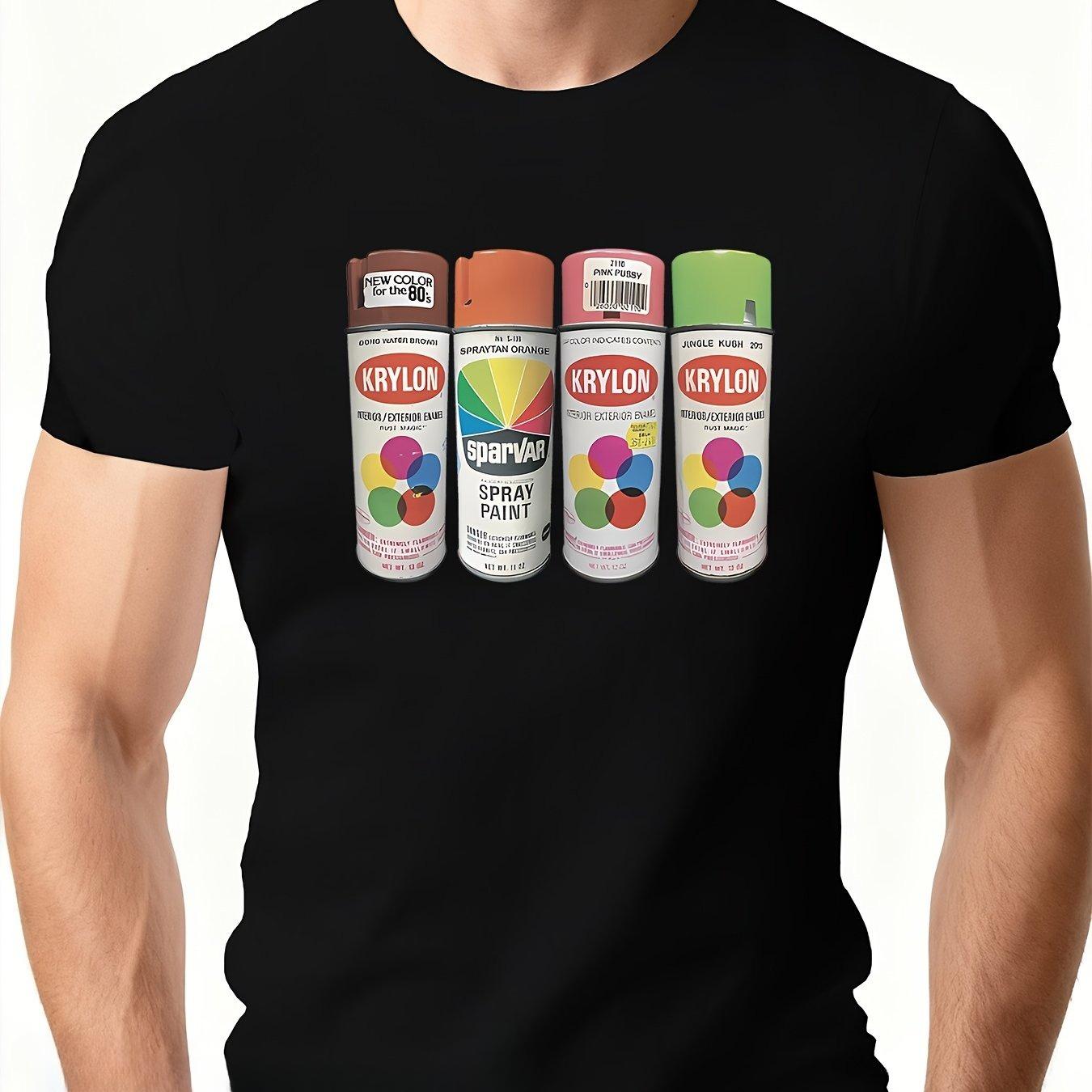 2026 Summer New Style Klinno Spray Paint Can Printed HighQuality Fashion Comfortable Mens Printed Round Collar TShirt S
2026 Summer New Style Klinno Spray Paint Can Printed HighQuality Fashion Comfortable Mens Printed Round Collar TShirt S