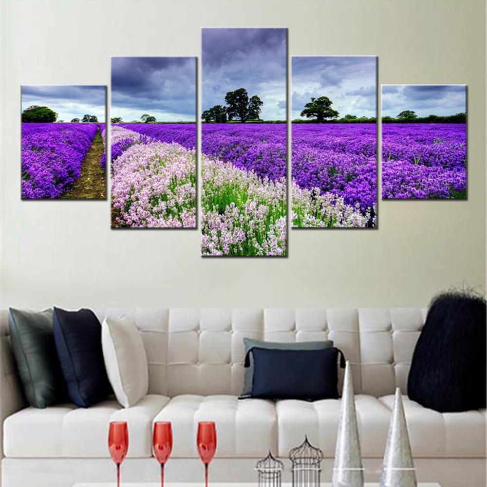5 Pieces Canvas Wall Arts Poster Painting Flowers Field Nature Purple Wallpaper Home Decor Modular Picture Print Living Room Art 20x35 20x45 20x55cm
5 Pieces Canvas Wall Arts Poster Painting Flowers Field Nature Purple Wallpaper Home Decor Modular Picture Print Living Room Art 20x35 20x45 20x55cm