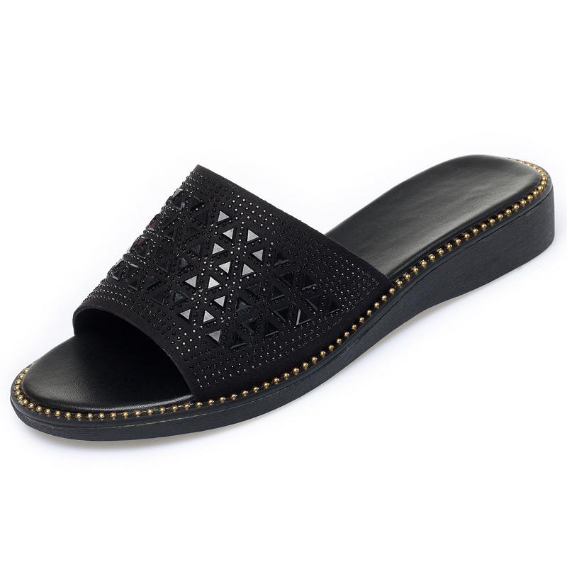 2025 New Summer Women Hollow-Out Platform Slides Wedge Heel Non-Slip Slipper Thick Sole Beach Shoes Plus Size 35-43 35 чорний
2025 New Summer Women Hollow-Out Platform Slides Wedge Heel Non-Slip Slipper Thick Sole Beach Shoes Plus Size 35-43 35 чорний